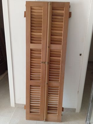 Persianas de teka - 3 pares