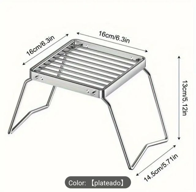 Grill pieghevole in metallo