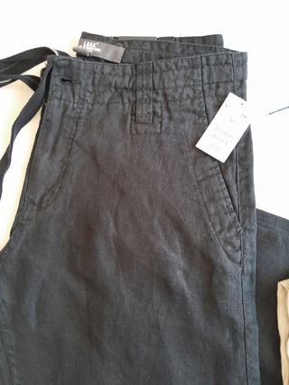 Lote ropa caballero: 2 Pantalones lino+ 2 polos