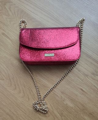 Bolso Jimmy Choo rojo glitter