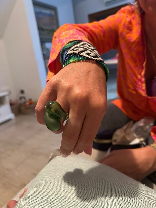 Anillo Murano Venezia - Verde