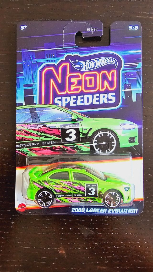 Hot Wheels Neon Speeders - 2008 Lancer Evolution