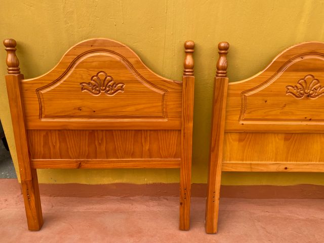 2 Cabeceros Cama Madera