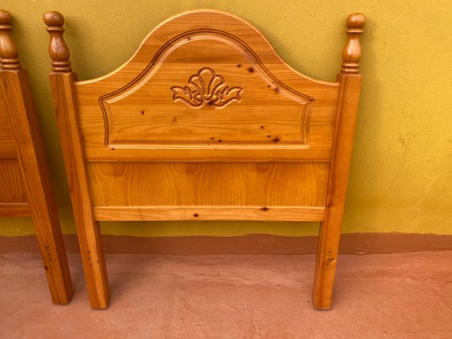 2 Cabeceros Cama Madera