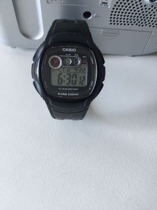 Reloj Casio negro - Cronómetro