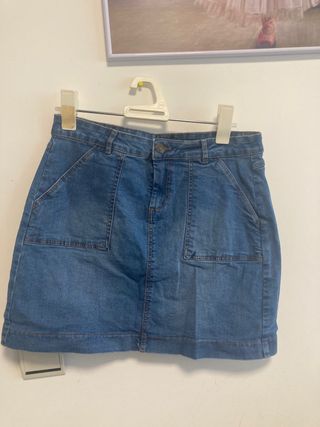 Mini Falda Vaquera - Talla M, 