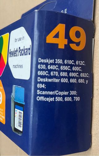 Cartucho HP 49 - tinta Impresora
