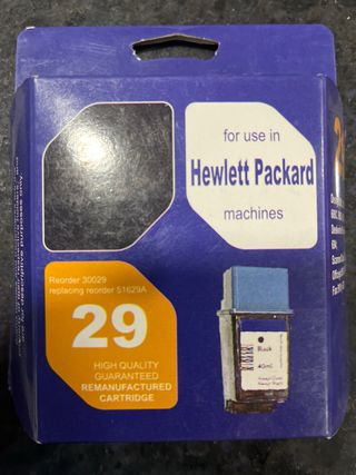 1 Cartucho HP 49 y 1 und HP 29- tinta Impresora