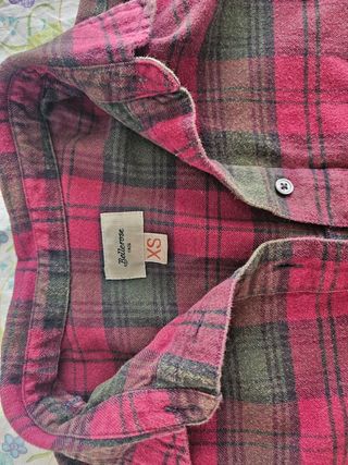 Vestido Camisa Bellerose XS roja y verde