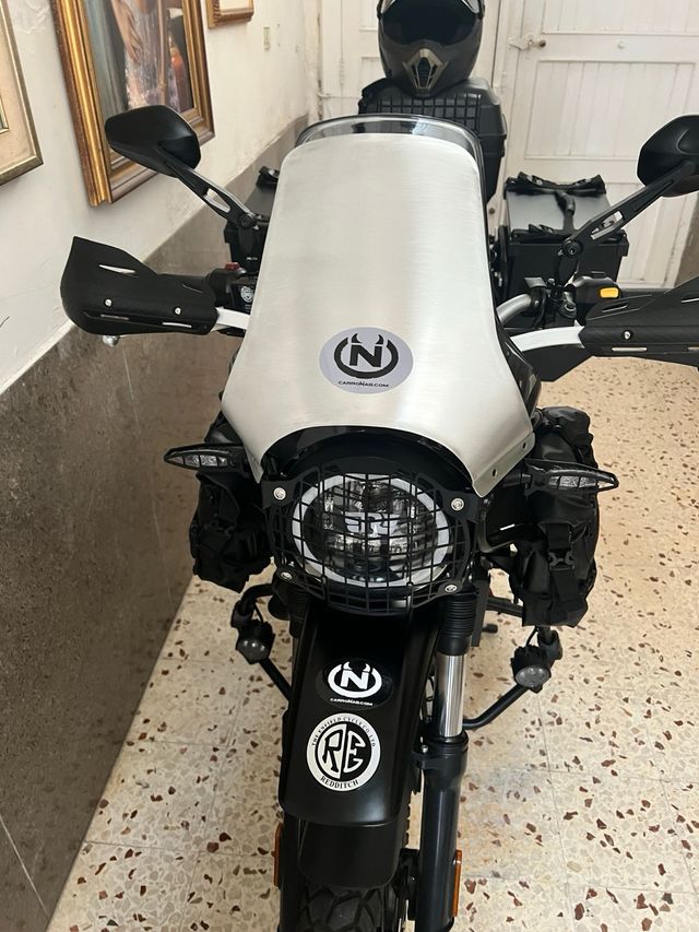 Cupolino Parabrezza Himalayan Alluminio Royal 