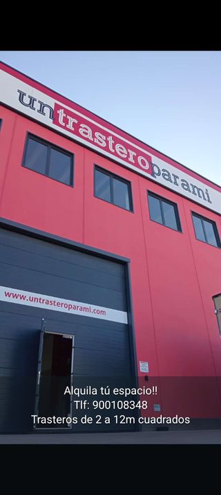 Trasteros en alquiler de 2m a 12m