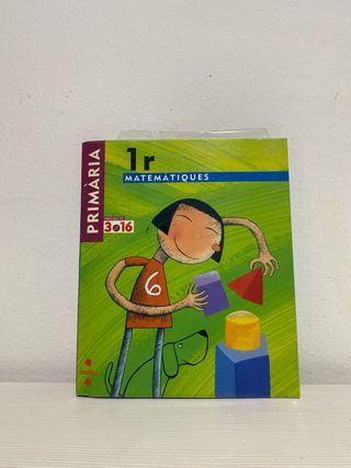Libro Matemáticas en catalán (1ro primaria)