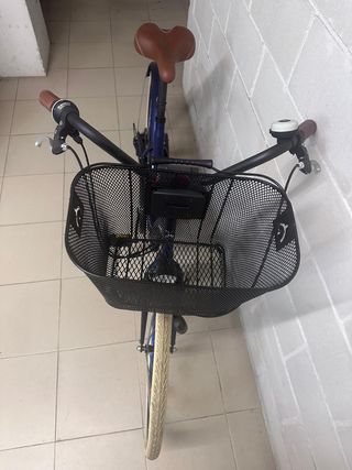 Bicicleta paseo mujer, azul