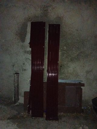 Cristalera-balconera aluminio madera + reja