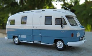 CAMPING CAR ORION 1973 1/43 IXO MOTORHOME Nuovo 