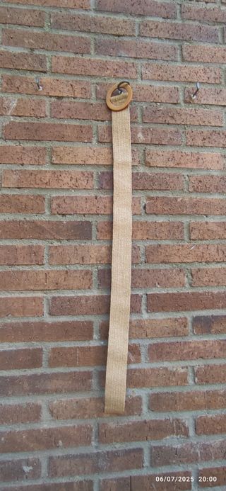 Cinturón tejido beige