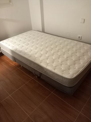 Sofá cama gris - 2 plazas