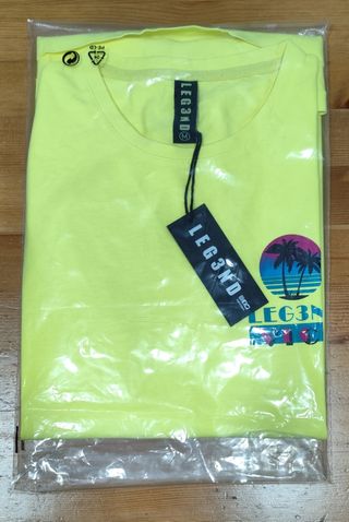 Camiseta LEG3ND Miami Vice Amarilla