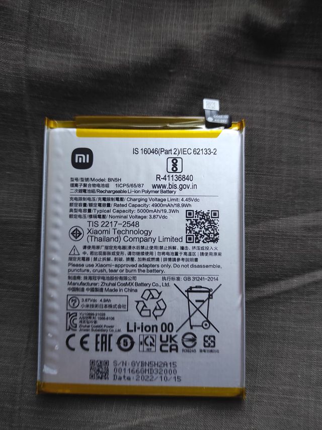 Batería Xiaomi redmi 10 5g 