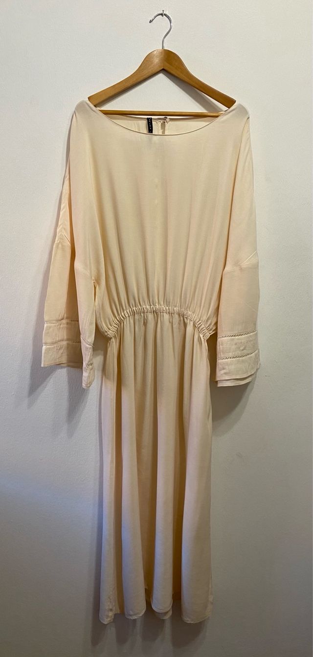 Manila Grace - Abito lungo beige