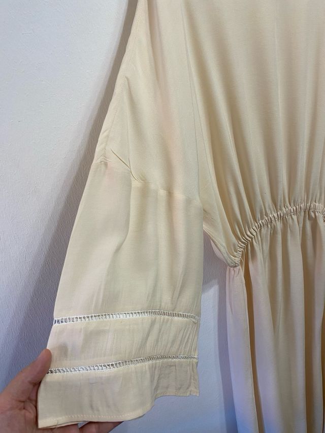 Manila Grace - Abito lungo beige