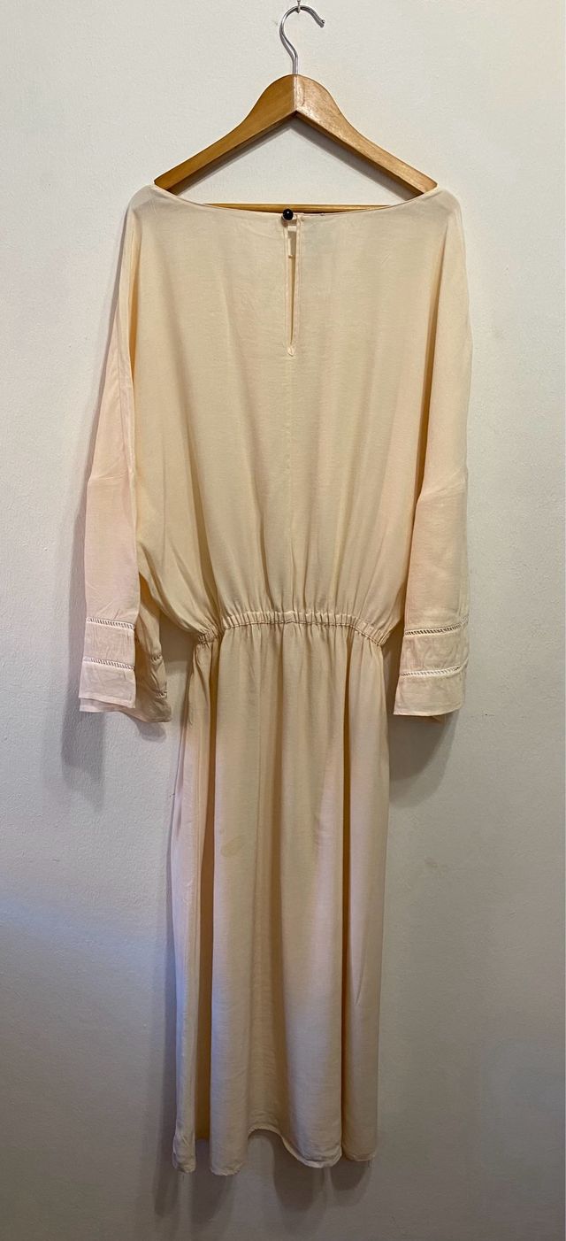 Manila Grace - Abito lungo beige