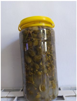 Alcaparrones en frasco