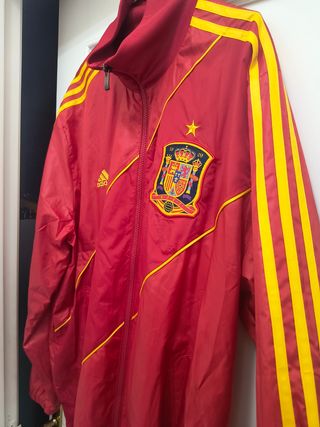 Chaqueta España Adidas Roja
