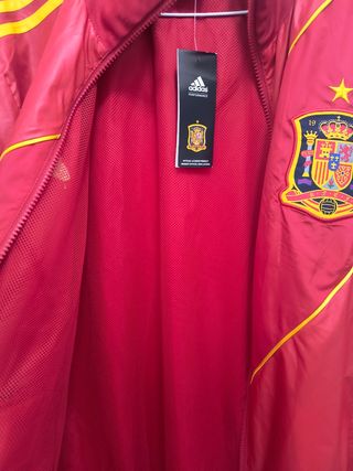 Chaqueta España Adidas Roja