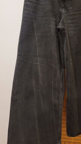 Vaqueros amplios Wide Leg negros H&M
