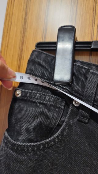 Vaqueros amplios Wide Leg negros H&M