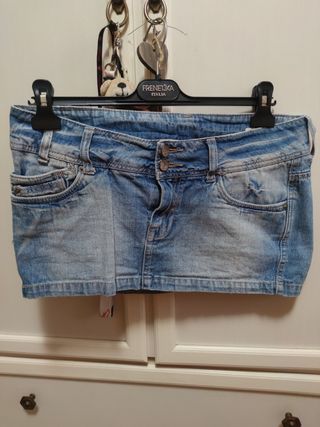 Minigonna jeans vintage