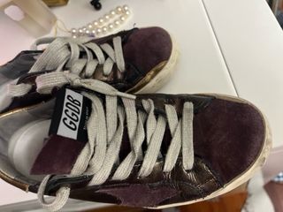 Golden Goose Zapatilla marrón-púrpura