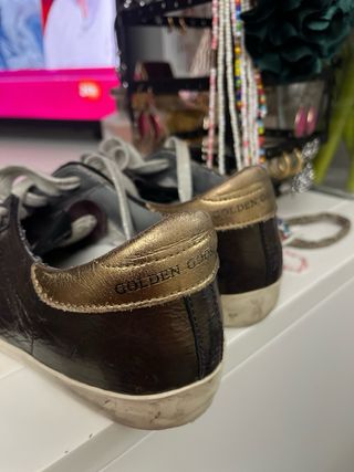 Golden Goose Zapatilla marrón-púrpura
