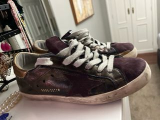 Golden Goose Zapatilla marrón-púrpura