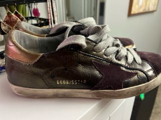 Golden Goose Zapatilla marrón-púrpura