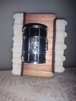 2 mini cassapanche decorative con base in legno per bambini