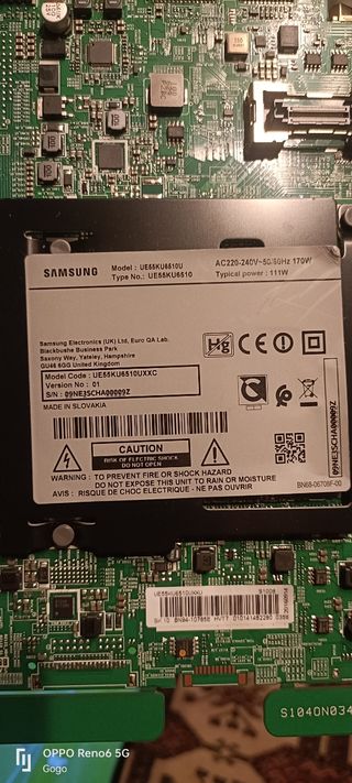 Repuestos TV Samsung UE55KU6510U