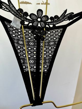 Conjunto lencero negro