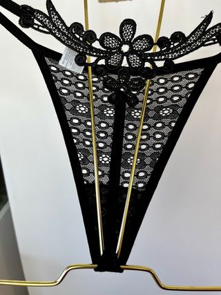 Conjunto lencero negro