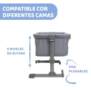 Minicuna Chicco Next2Me Air Gris