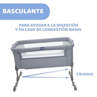 Minicuna Chicco Next2Me Air Gris