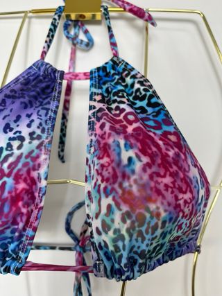 Bikini estampado animal multicolor