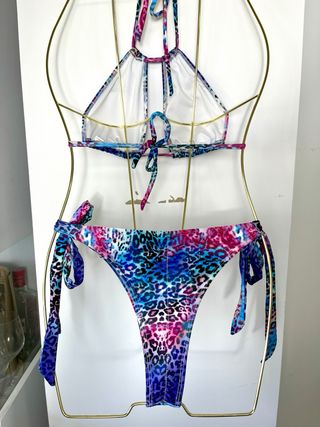 Bikini estampado animal multicolor