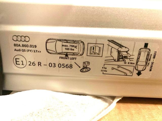 Audi Q5 - Barras portaequipajes