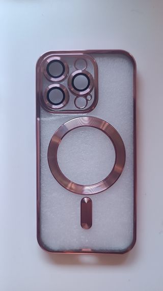 Funda iPhone 14 Pro Rosa Metalizada