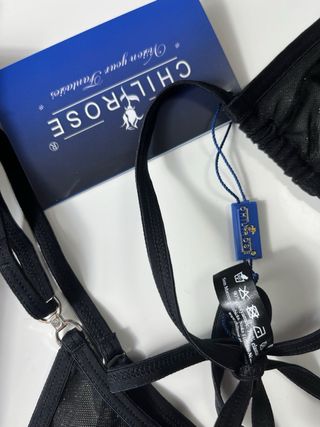 Bikini ChiRose negro brillo