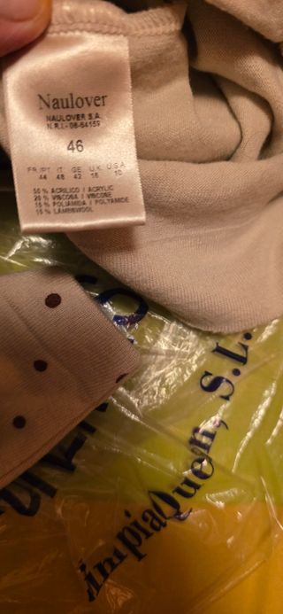 Polo Naulover lunares beige