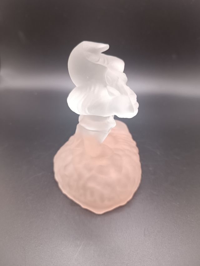 Statuetta Puffetta vetro satinato