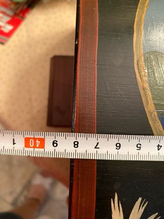 Caja madera pintada a mano - Pato